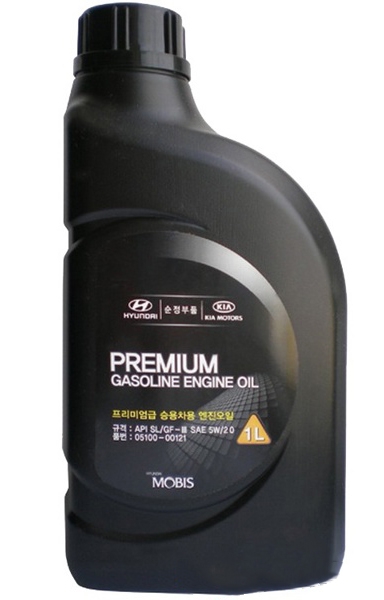 Моторное масло Hyundai/KIA Premium Gasoline SL/GF-3 5W-20 1л