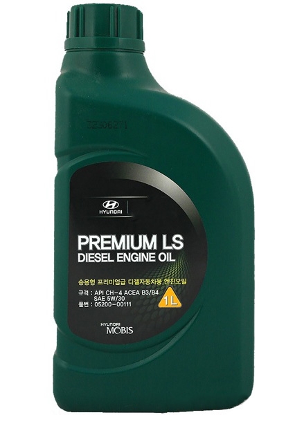 Моторное масло Hyundai/KIA Premium LS Diesel CH-4 5W-30 1л