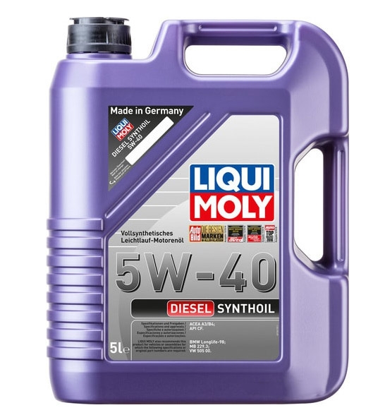 Моторное масло Liqui Moly Diesel Synthoil 5W-40 5л