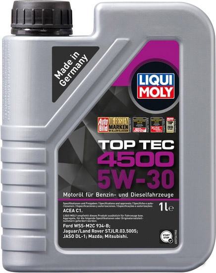 Моторное масло Liqui Moly Top Tec 4500 5W-30 1л