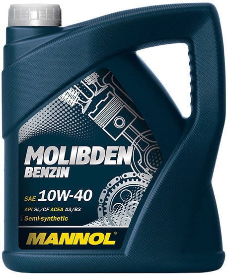 Моторное масло Mannol Molibden Benzin 10W-40 4л