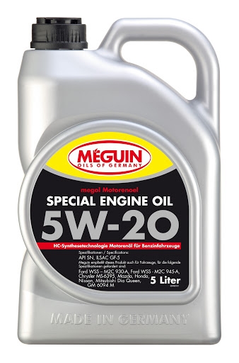 Моторное масло Meguin Megol Special Engine Oil 5W-20 5л