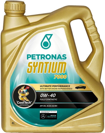 Моторное масло Petronas Syntium 7000 0W-40 4л