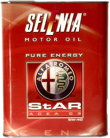 Моторное масло SELENIA StAR Pure Energy 5W-40 2л