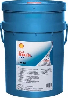 Моторное масло Shell Helix HX7 5W-40 20л