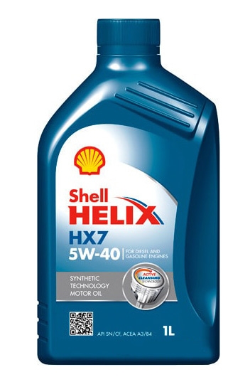 Моторное масло Shell Helix HX7 5W-40 1л