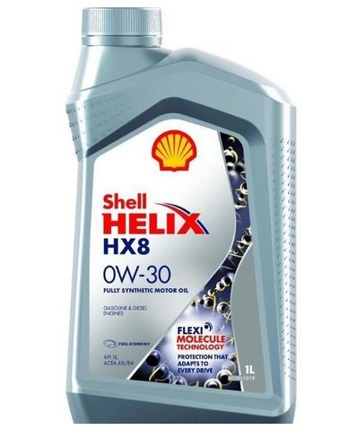 Моторное масло Shell Helix HX8 0W-30 1л