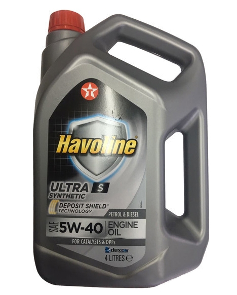 Моторное масло Texaco Havoline Ultra S 5W-40 4л