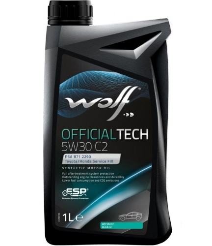 Моторное масло Wolf Official Tech 5W-30 C2 1л
