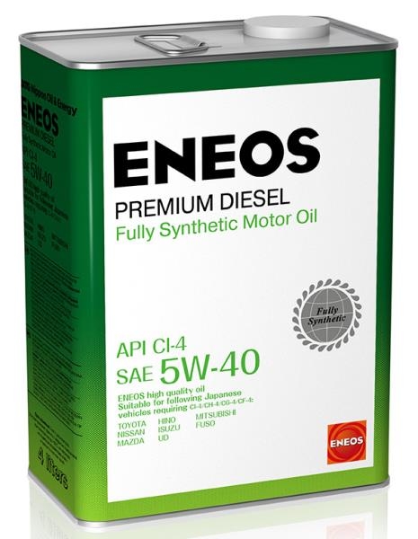 Моторное масло Eneos Premium Diesel CI-4 5W-40 4л