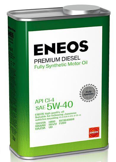 Моторное масло Eneos Premium Diesel CI-4 5W-40 1л