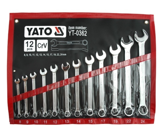 Набор ключей Yato 12 предметов YT-0362