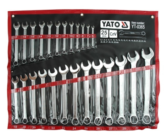 Набор ключей Yato 25 предметов YT-0365