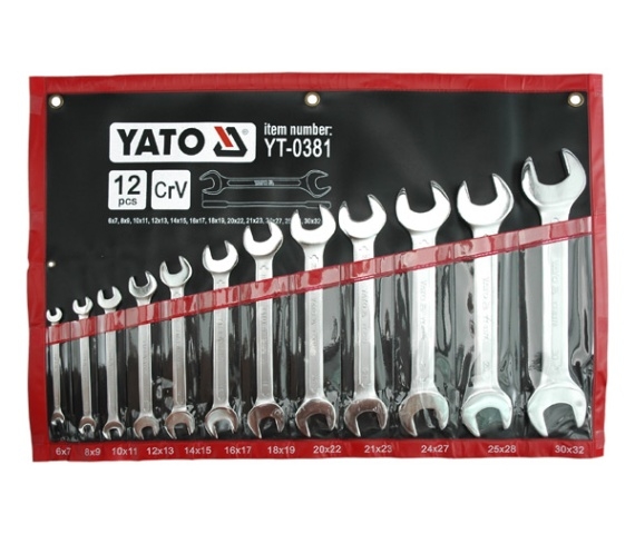 Набор ключей Yato 12 предметов YT-0381