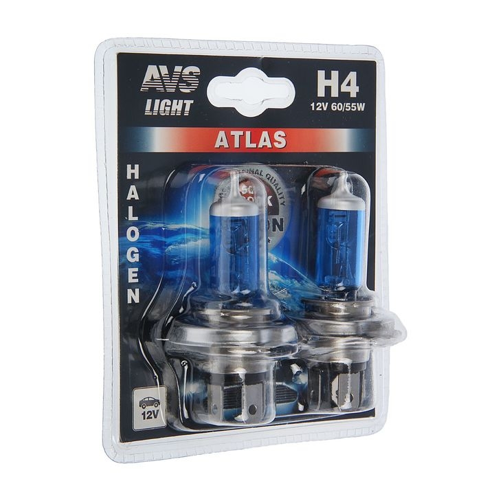 Лампа галогенная AVS Atlas H4 2шт