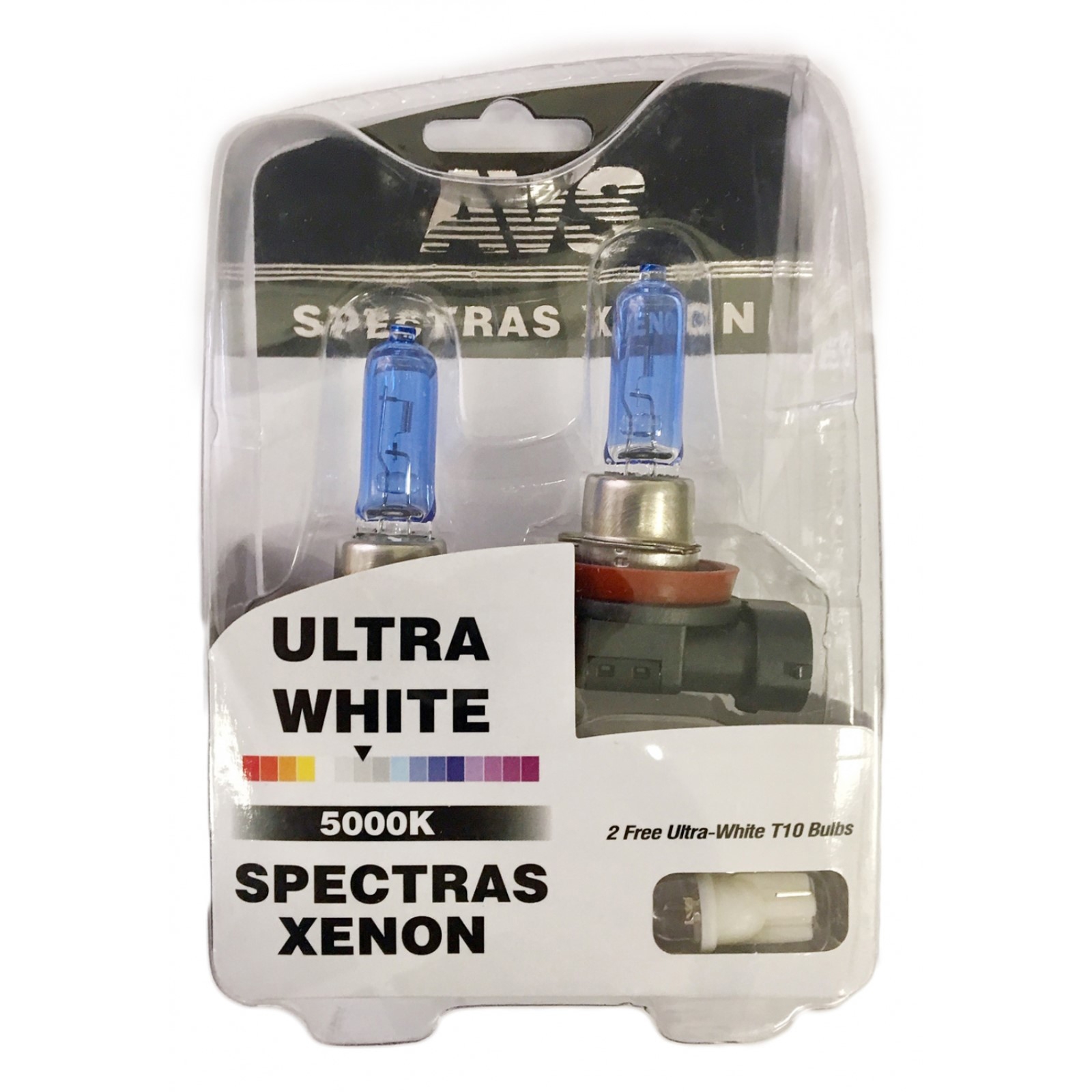Лампа галогенная AVS Spectras Xenon H11+T10 4шт