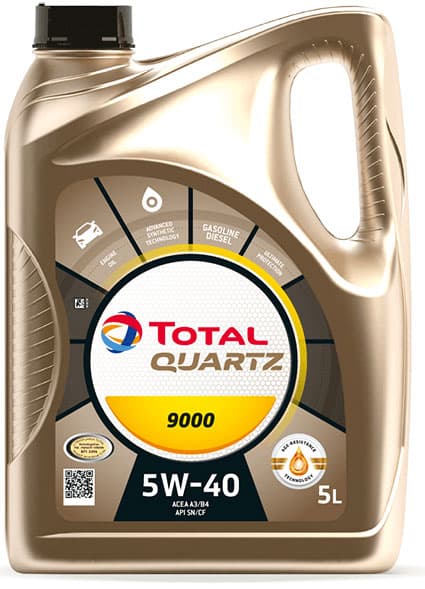 Моторное масло Total Quartz 9000 5W-40 5л