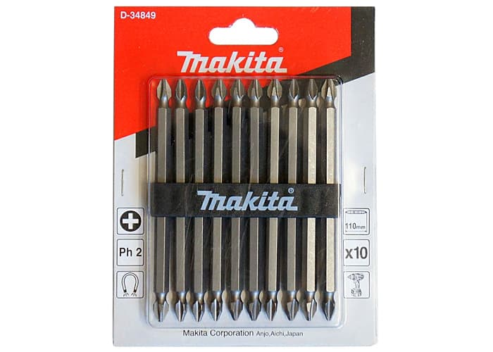 Набор бит Makita 10 предметов D-34849