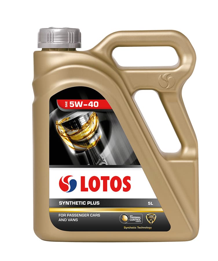 Моторное масло Lotos SYNTHETIC PLUS 5W-40 5л