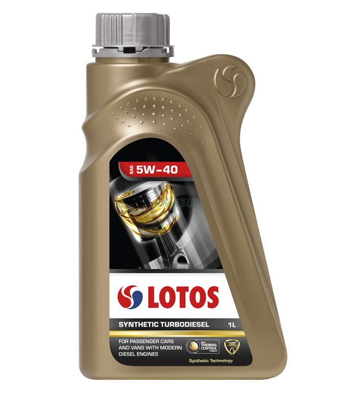 Моторное масло Lotos SYNTHETIC TURBODIESEL 5W-40 1л