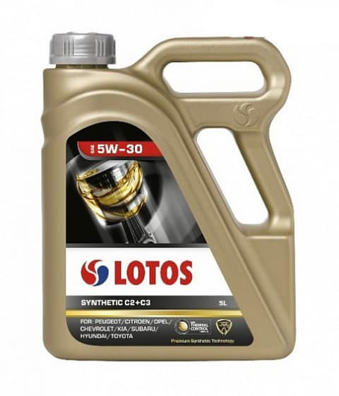 Моторное масло Lotos SYNTHETIC C2+C3 5W-30 5л