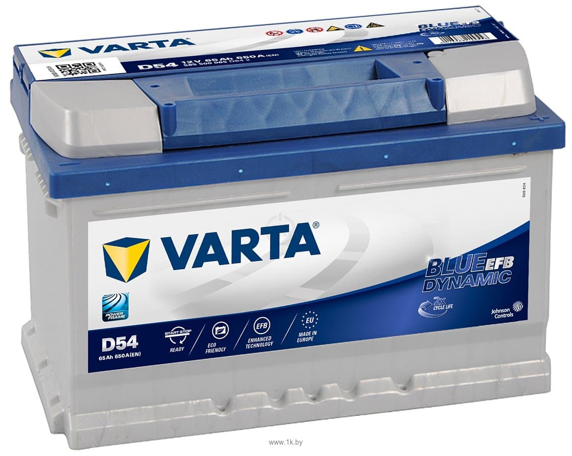 Аккумулятор Varta 565500065 65 А/ч EFB