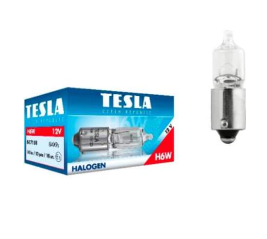 Лампа накаливания Tesla H6W B17101 1шт