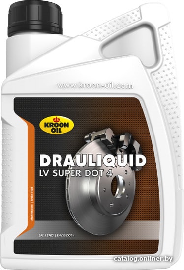 Жидкость тормозная Kroon Oil Drauliquid-LV Super DOT 4 1л