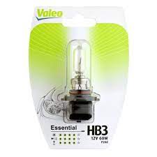 Лампа галогенная Valeo HB3 Essential 1 шт