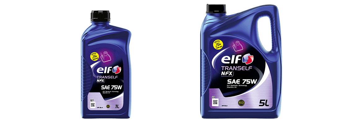 Трансмиссионное масло ELF TRANSELF NFX 75W 1л  (REPLACE (NFJ and NFP) 75W-80)