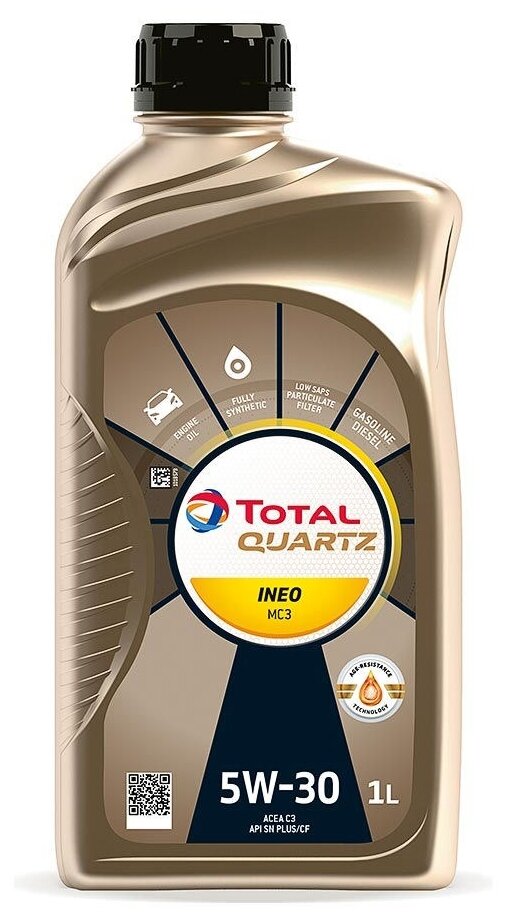 Моторное масло Total Quartz Ineo MC3 5W-30 1л