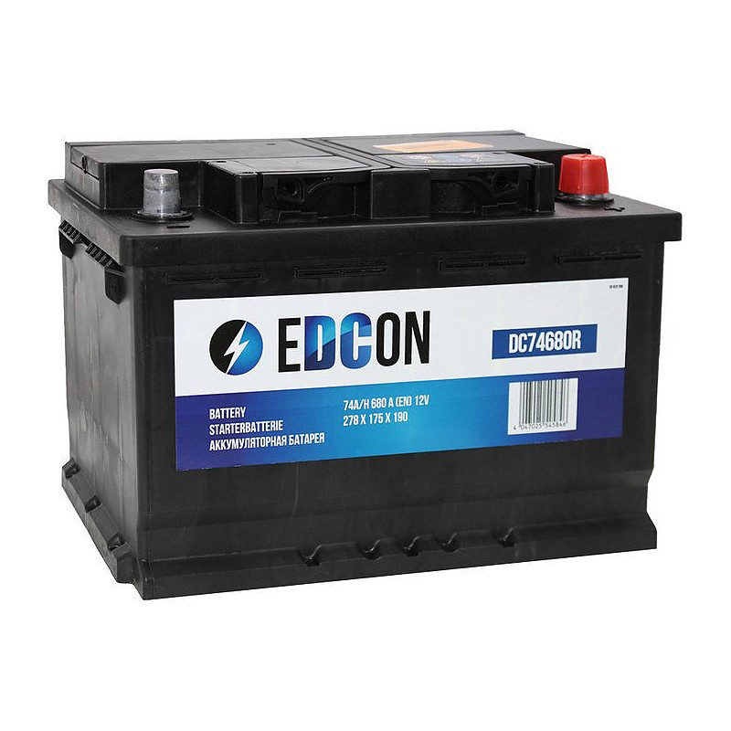 Аккумулятор Edcon DC74680R (74 А/ч)