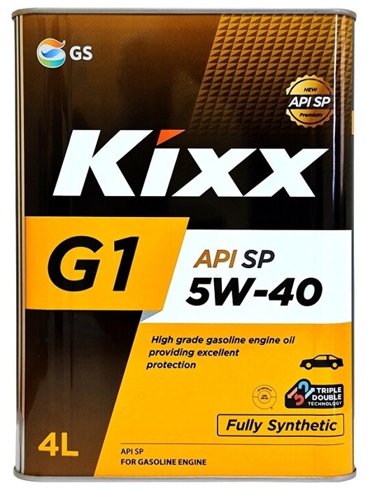 Моторное масло Kixx G1 5W-40 SN/CF 4л (Ж/банка)