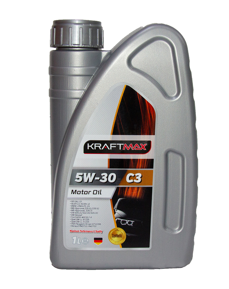 Моторное масло Kraftmax 5W-30 C3 DPF 1л