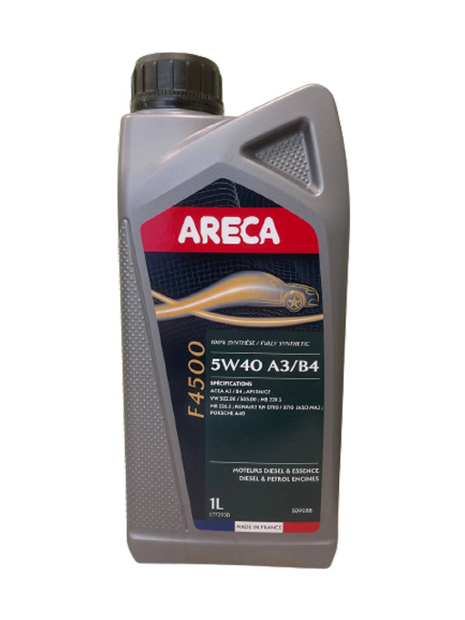 Моторное масло Areca F4500 5W-40 1л