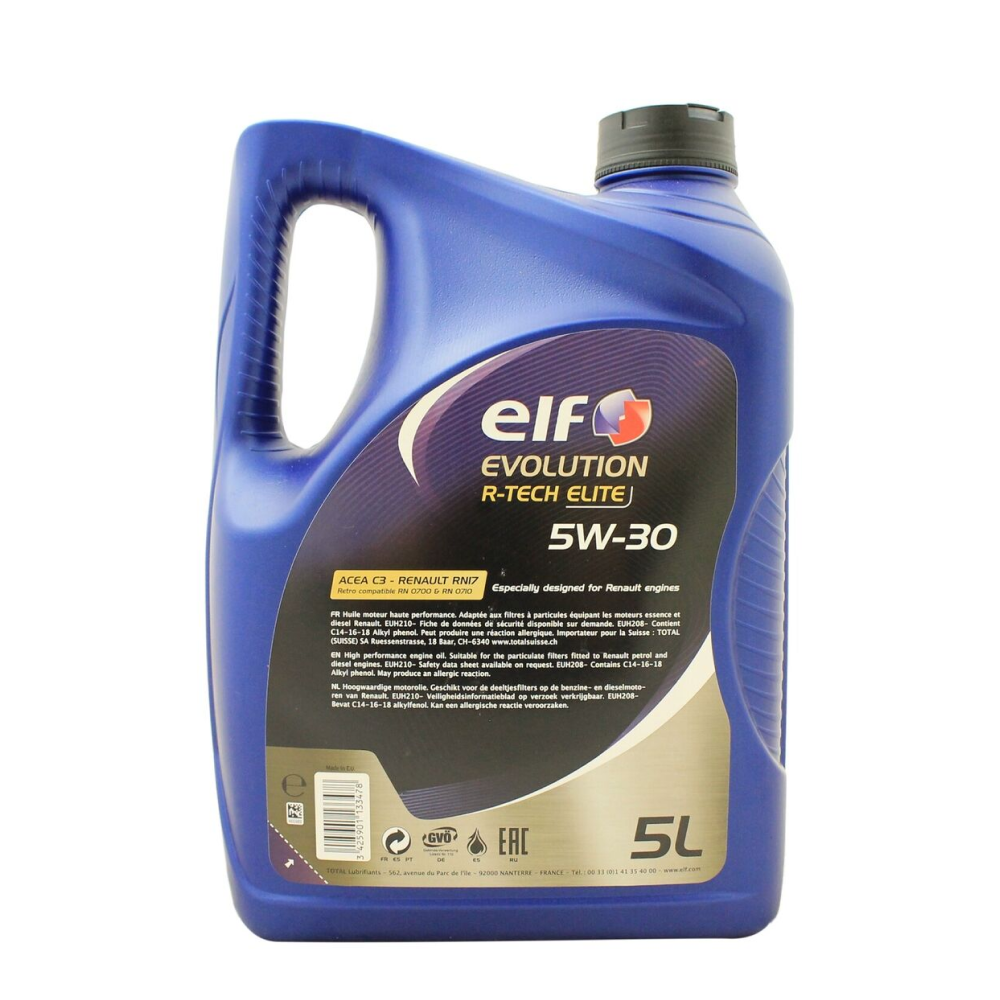 ELF エルフ エボリューション 5W-30 RN-TECH 1L 7缶セット エルフ エボリューション アールテック エリート 5W-30 1L 5本セット